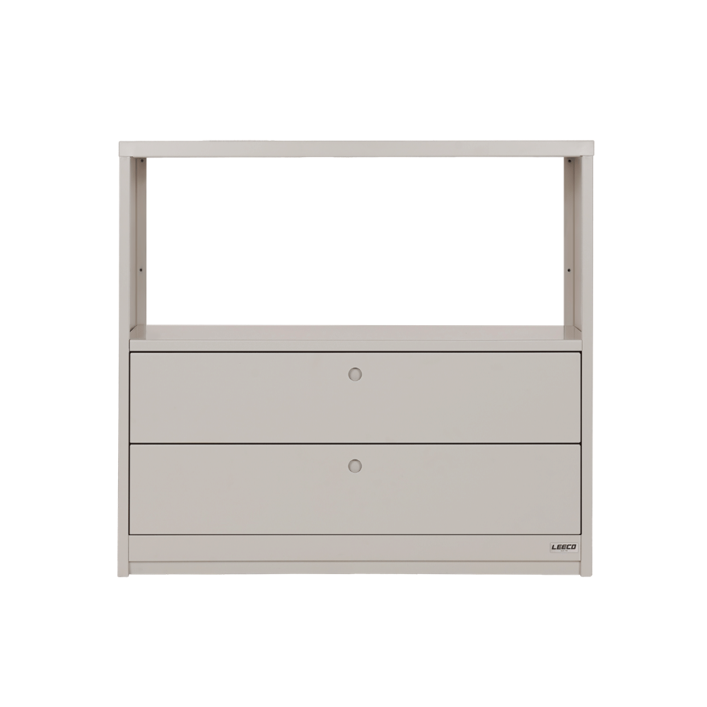 ตู้ชั้นวางทรงเตี้ย LEECO 90 ซม. LC01-B MARBLE WHITE